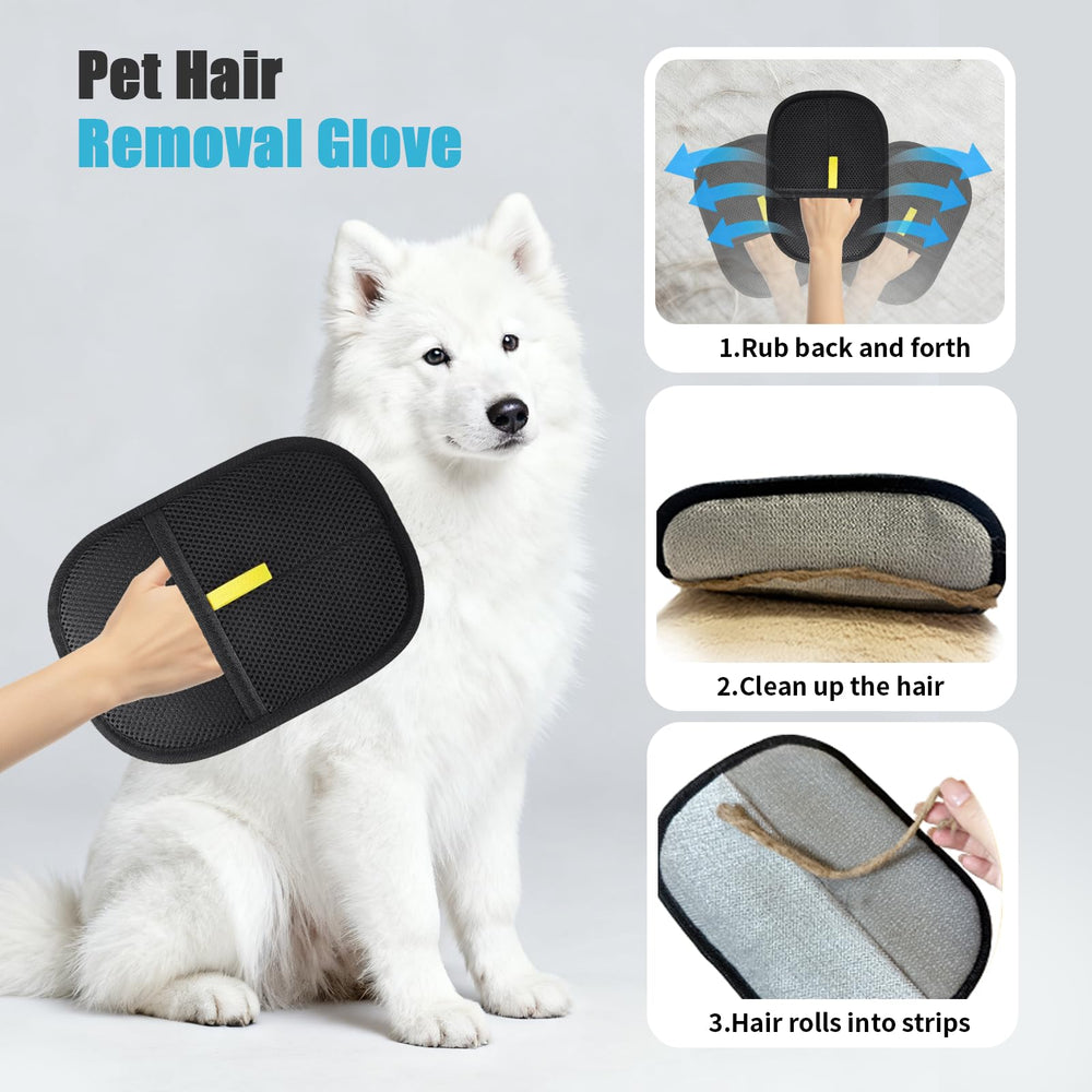 Betanull electrostatic lift action removes hair from fabrics quickly