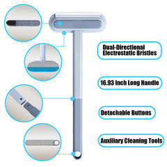 Betanull extended brush with 17-inch reach cleaning large surfaces without bending