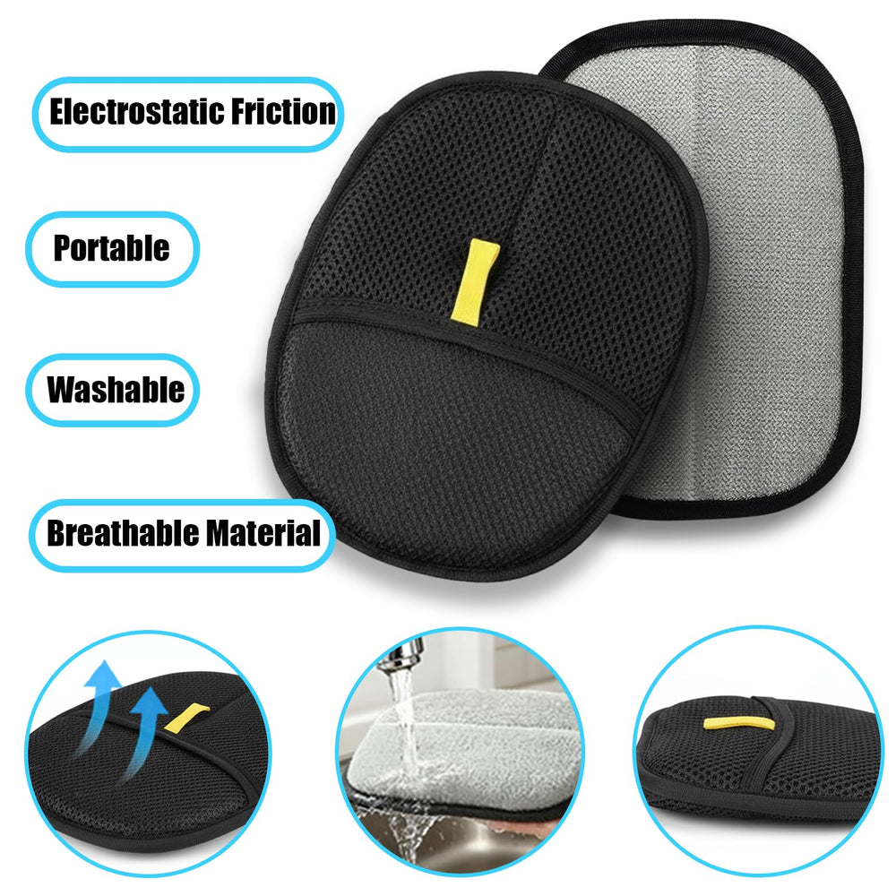 Betanull five-finger gloves demonstrate comfortable grooming for hair removal