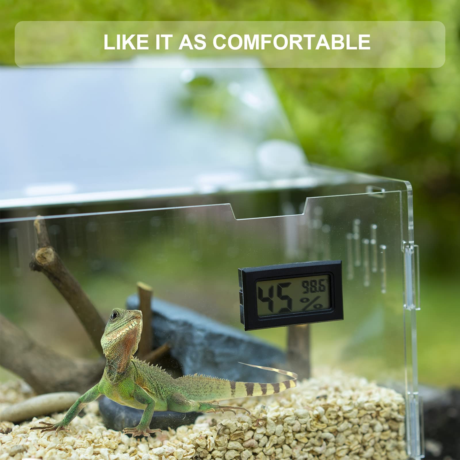 BETAZOOER reptile terrarium ventilation-holes provide steady airflow