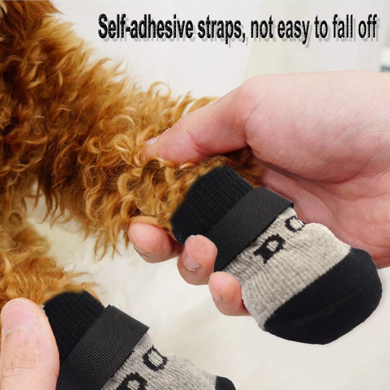 Betinyar soft cotton and rubber material delivers comfortable paw protection.