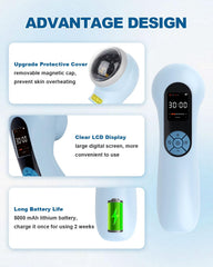 BETISBE LLLT 5000mAh battery extends sessions without frequent recharges