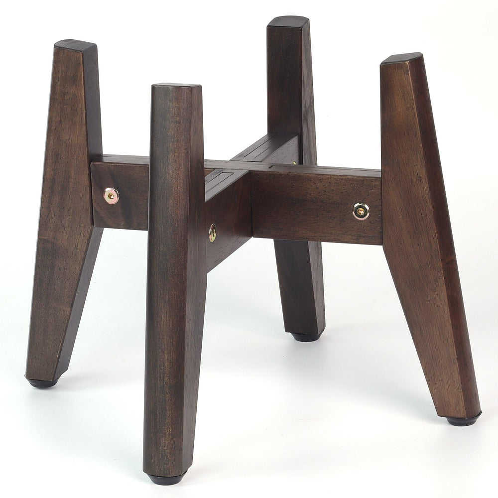 BETSEO dog bowl stand shown without bowl for flexible choice.