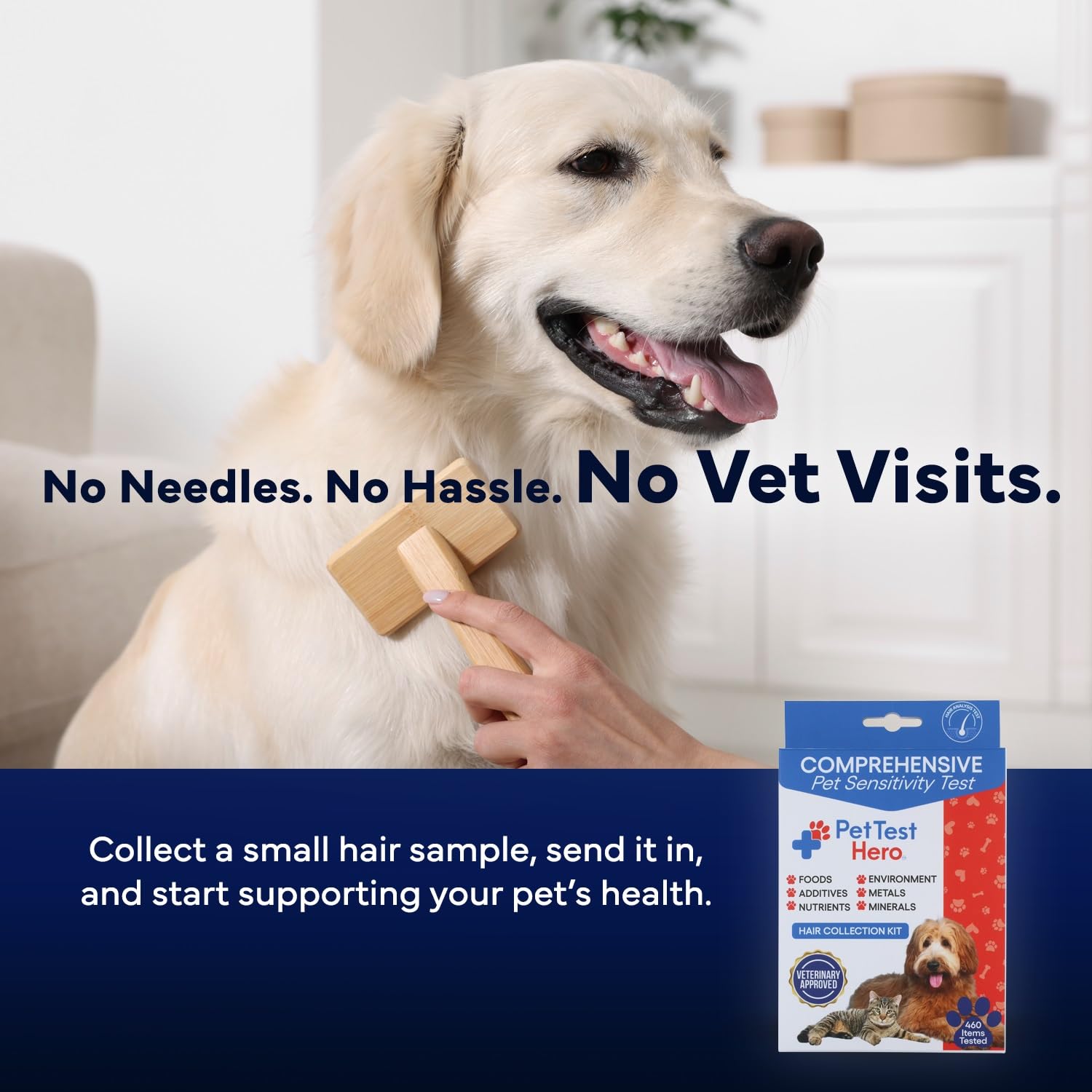 Better Life Science prepaid return mailer for easy sample sending