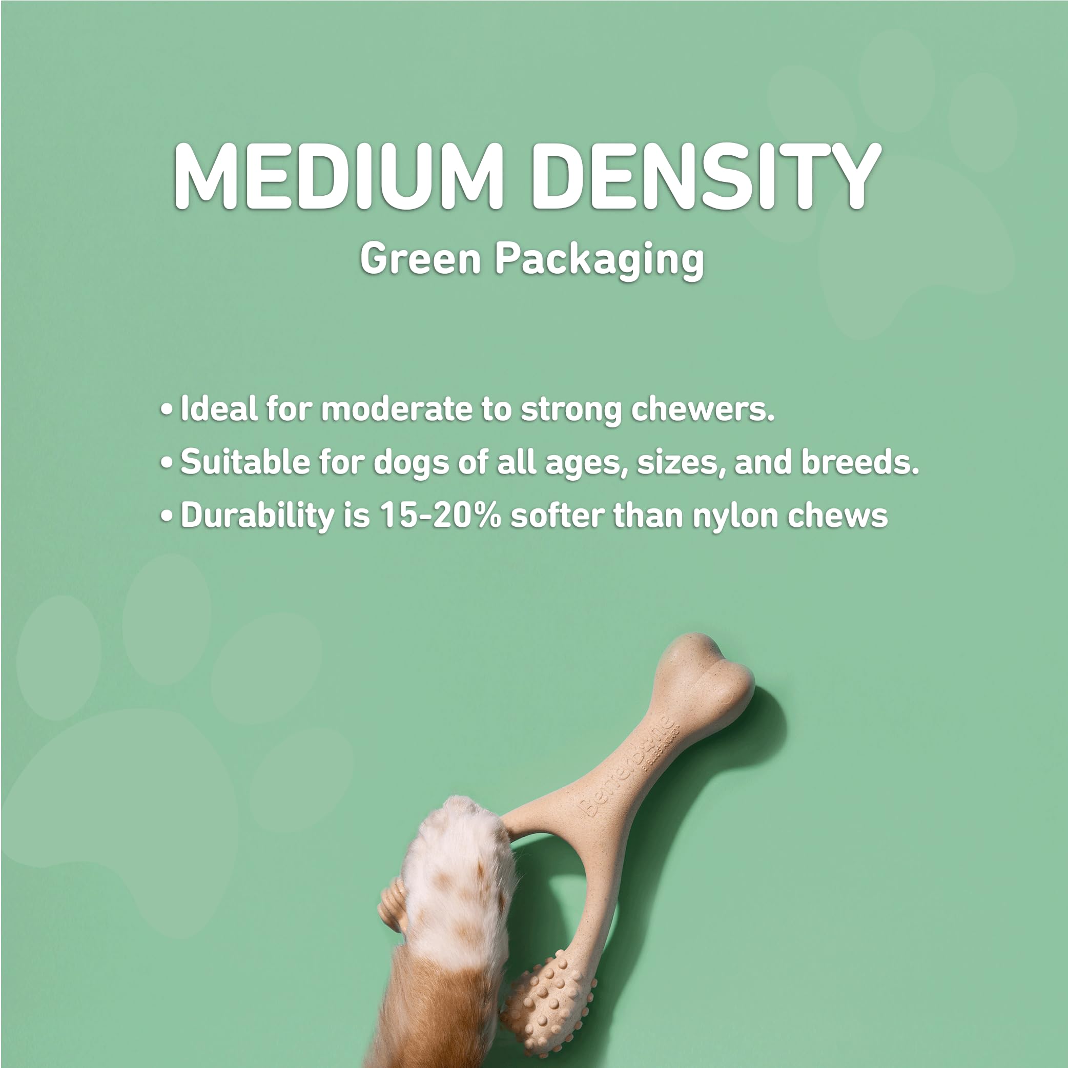 BetterBone splinter-resistant digestible flakes ensure safe small chips after chewing.