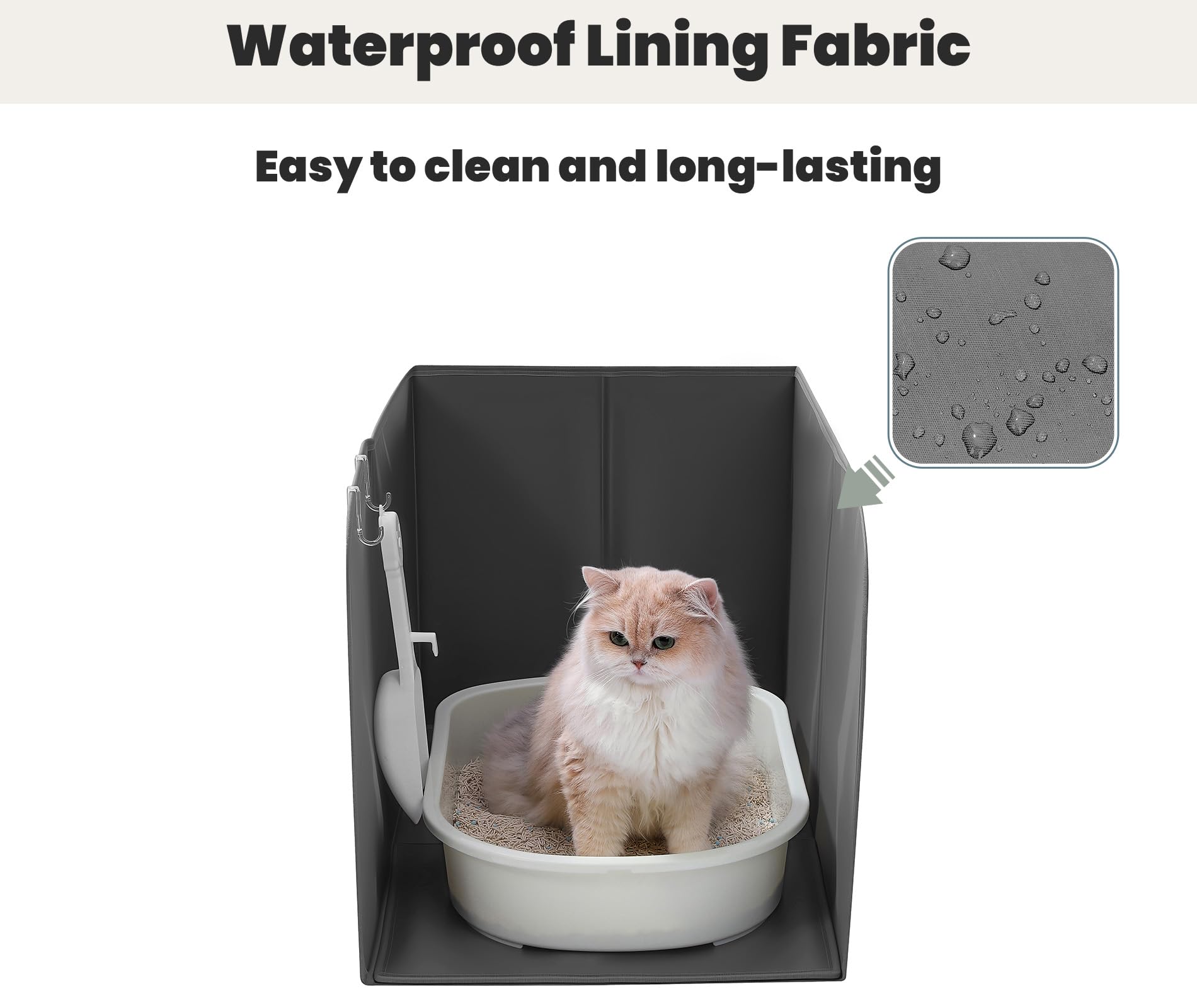 Beveetio waterproof Oxford cloth enclosure for easy wipe-down and durability.