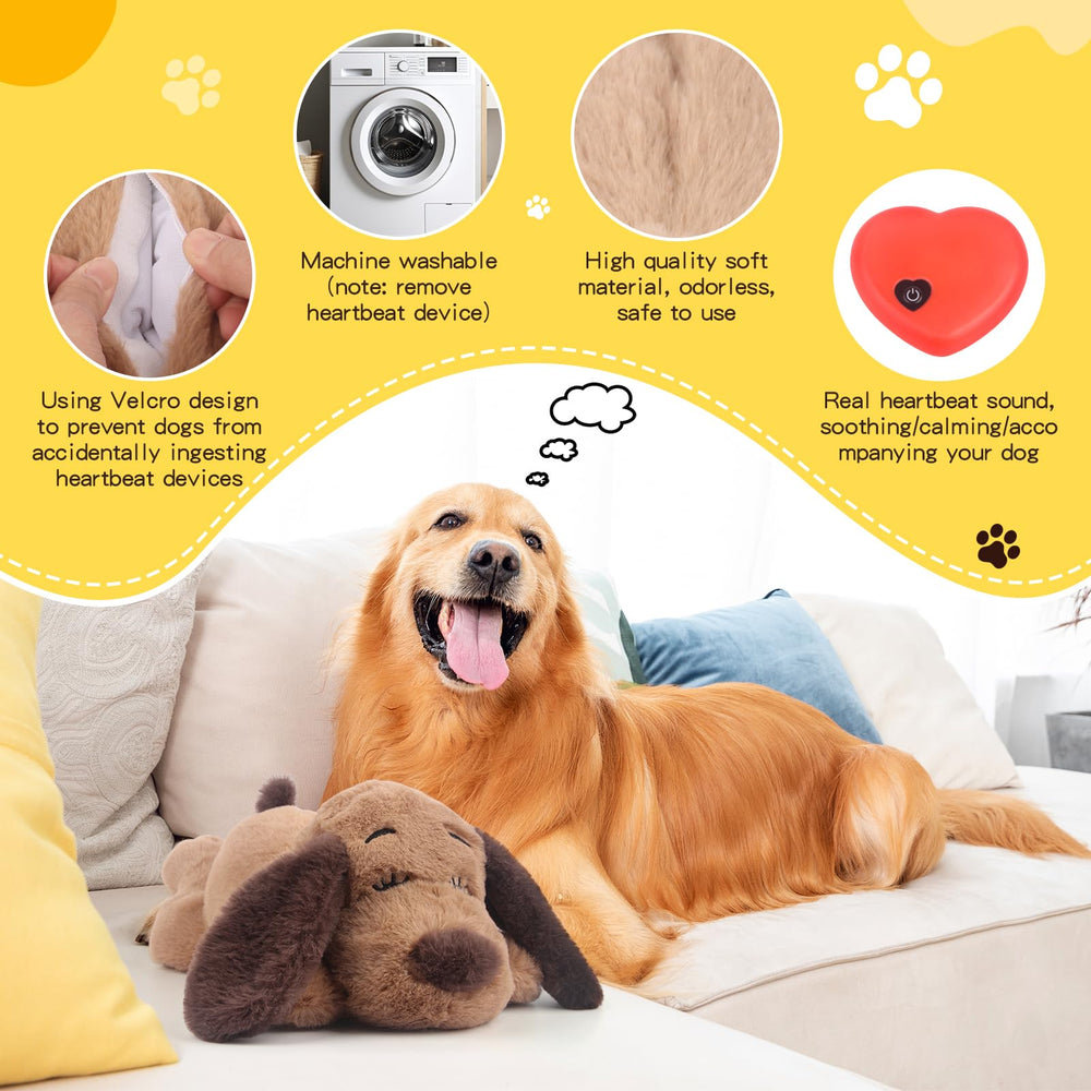 BEVERLYSHARK packaged heartbeat puppy toy ready-to-use calming aid.