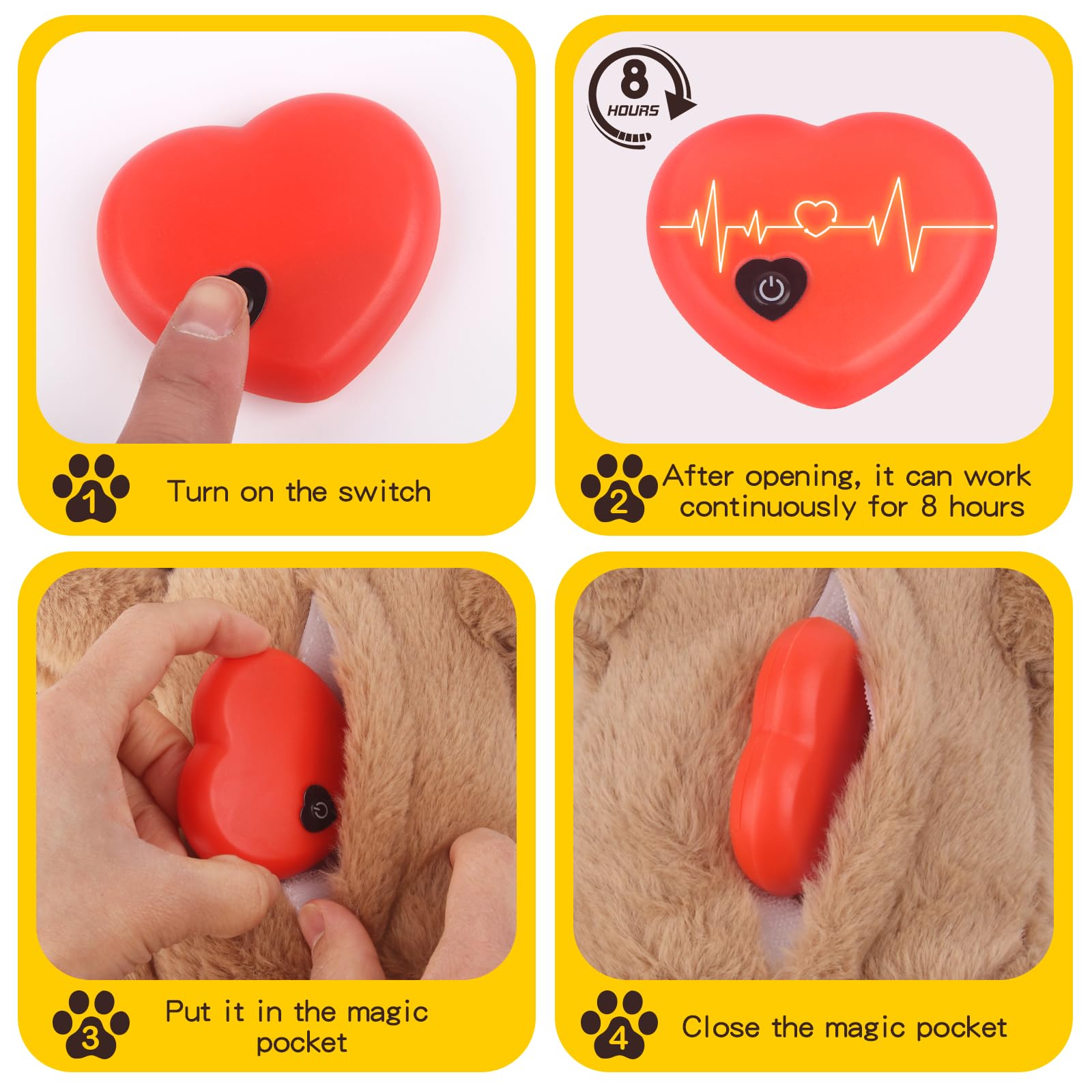 BEVERLYSHARK heartbeat toy used as sleep aid for calmer nights.