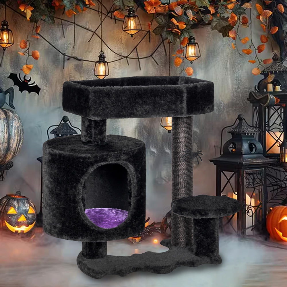 BEWISHOME Gothic Cat Tree scratching posts for safe scratching and exercise