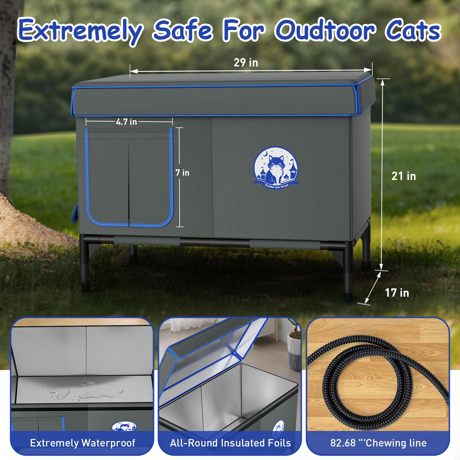 Bexmder escape door feature shows predator-safe exit design.