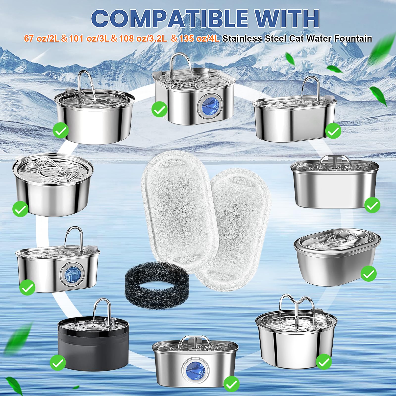 Beyolike activated carbon filter close-up shows multi-layer filtration.
