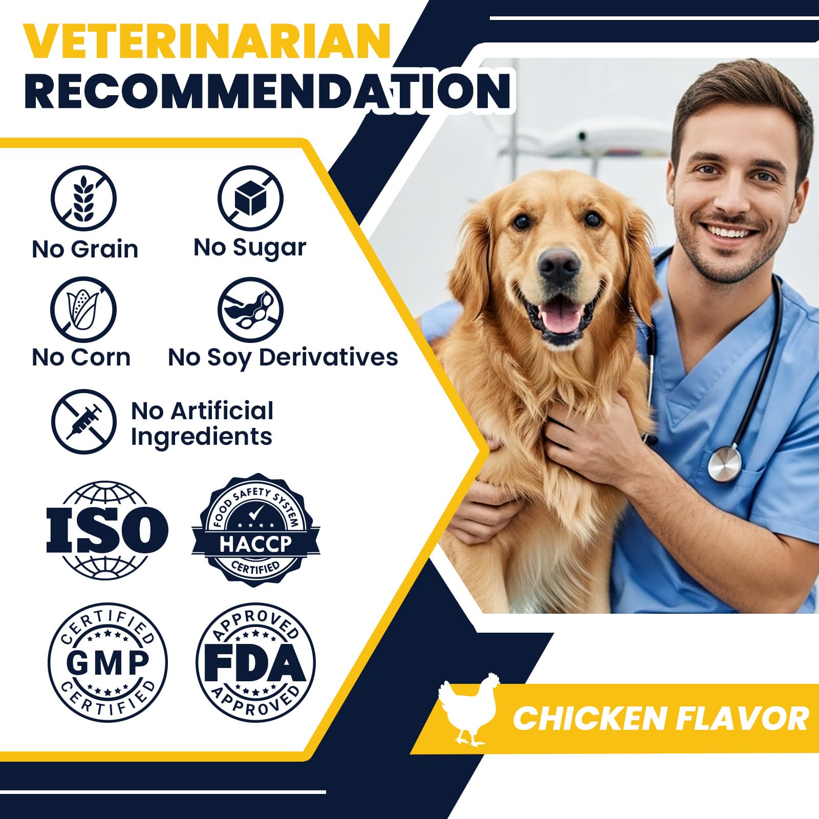 BFDEREN Chicken flavor dog chews closeup emphasizes palatability for picky eaters