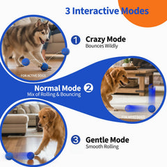 BFFWOW dog ball in Gentle Mode for shy or senior dogs to move