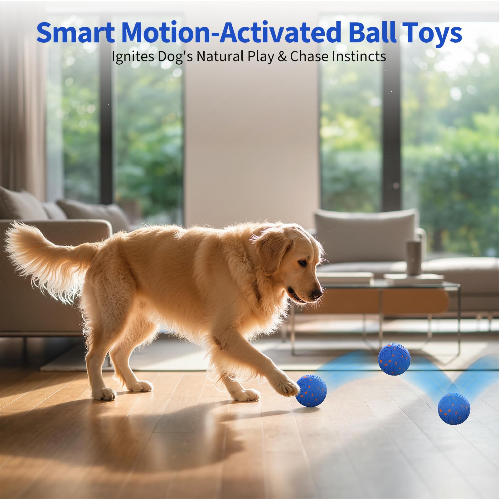 BFFWOW dog ball in Normal Mode for balanced daily activity