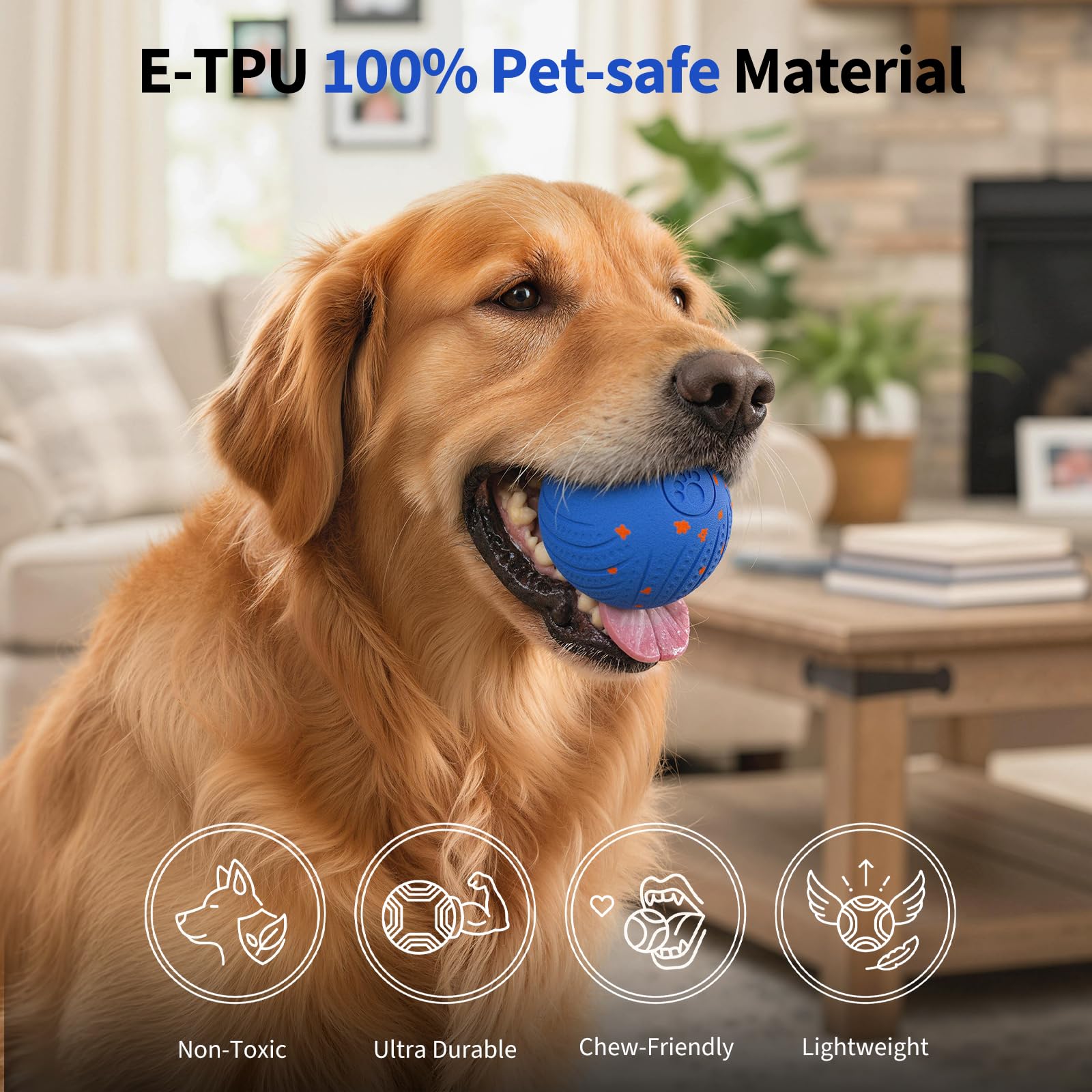 BFFWOW smart sensor ball stays engaging when your dog is idle