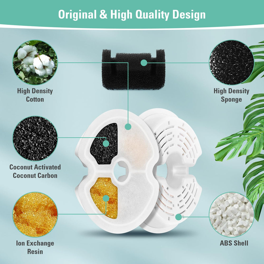 BFLICROY pre-filter pump sponges protect the pump from debris.