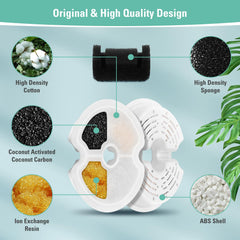 BFLICROY pre-filter pump sponges protect the pump from debris.