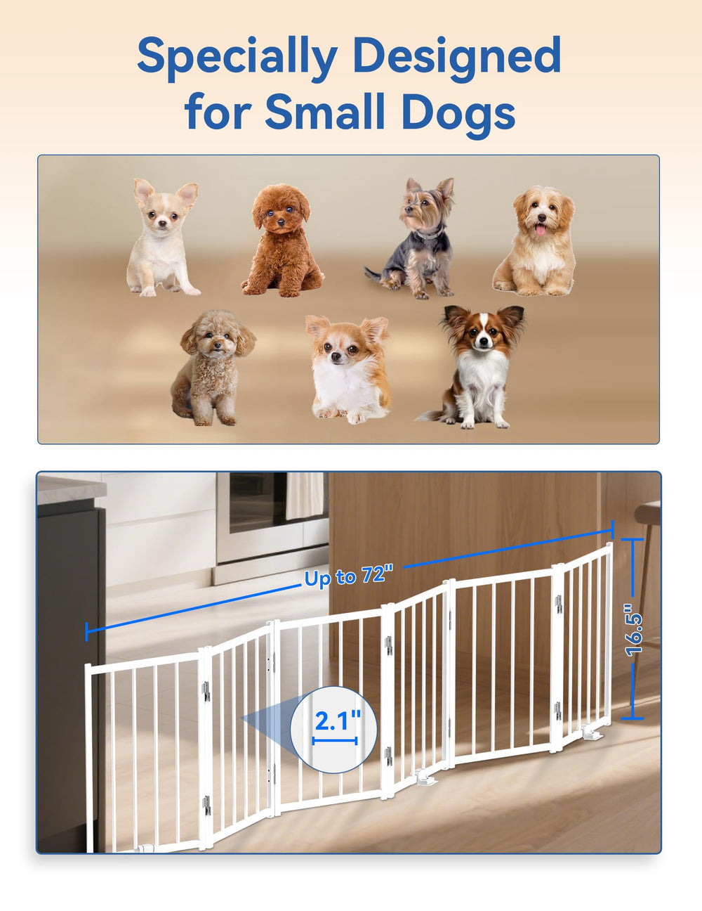 BFNN 3M adhesive foot support keeps the gate stable on various floors.
