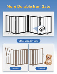 BFNN freestanding gate stands without drilling for flexible placement