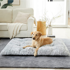 BFPETHOME dog bed durable padding support helps relieve joint stress for anxious pets.
