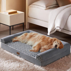 BFPETHOME orthopedic-egg-crate-foam close-up shows joint support for dogs during rest