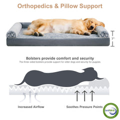 BFPETHOME u-shaped-bed with three-side bolsters supports neck and head