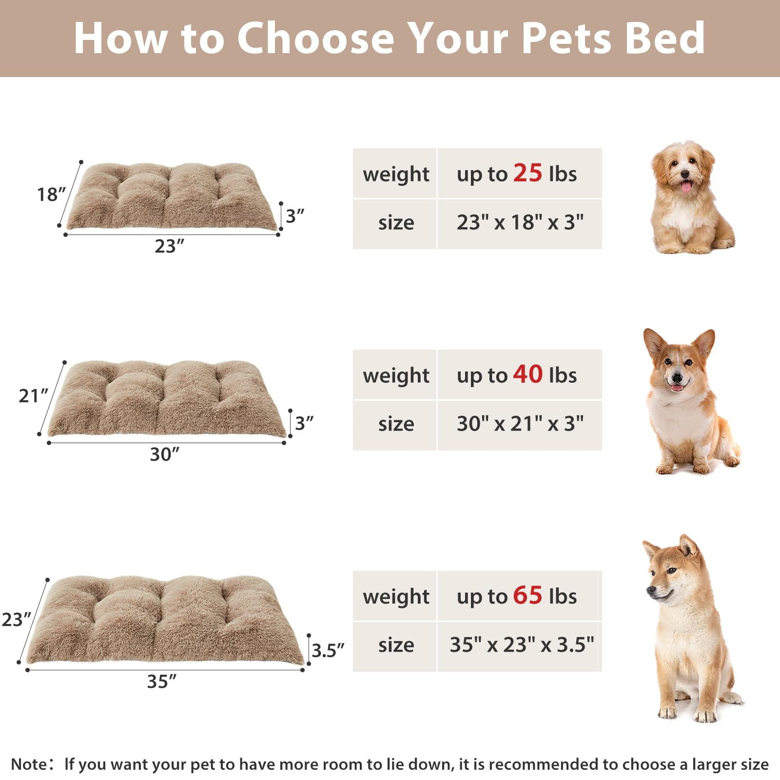 BFPETHOME dog bed washable-crate-bed is easy to clean and reuse.
