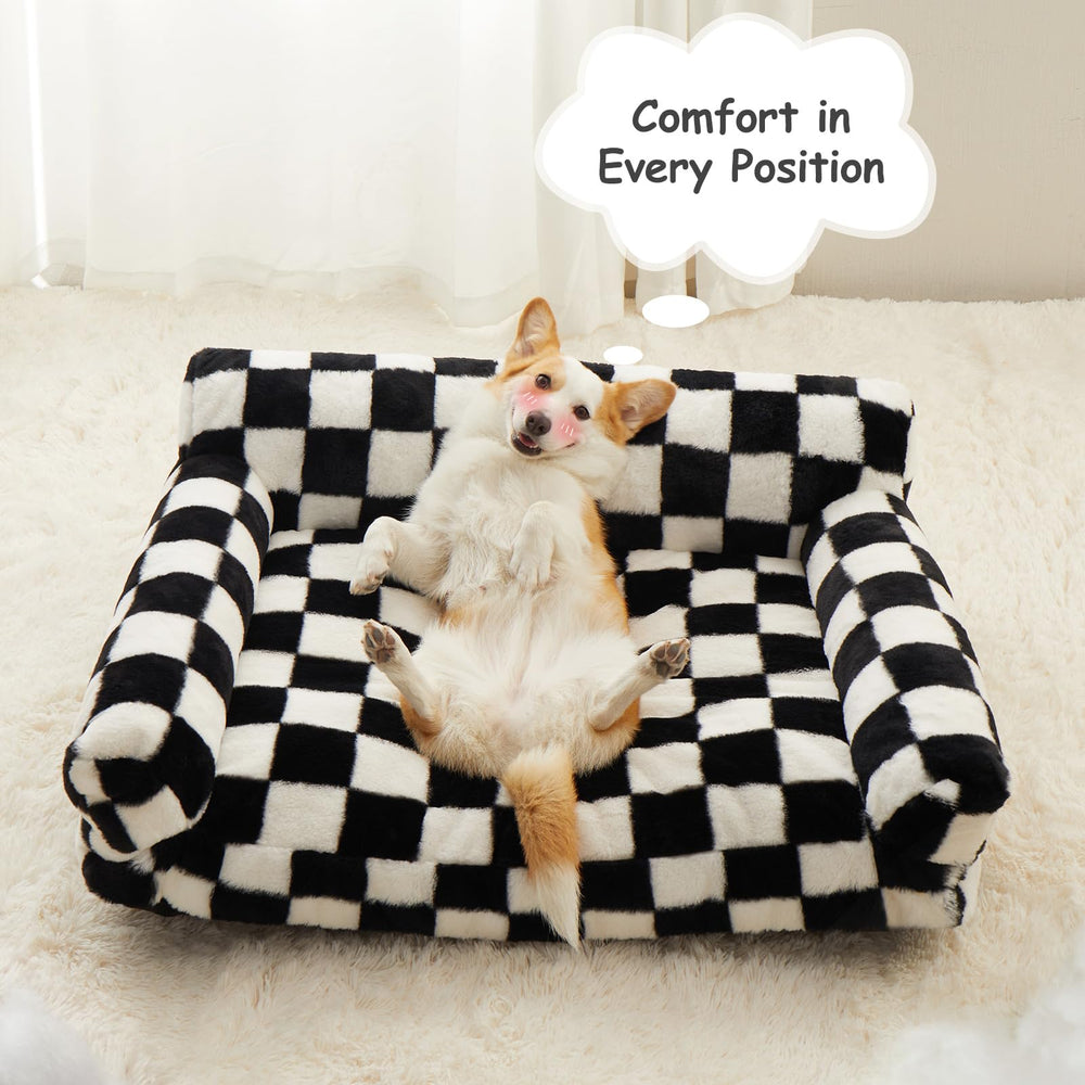 BFPETHOME dog couch bed vacuum-packed packaging expands after unpacking.