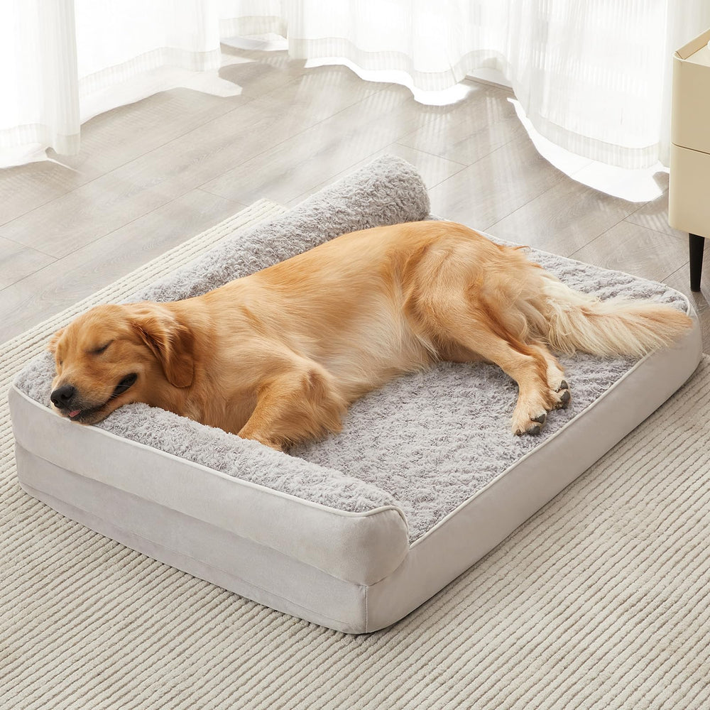 BFPETHOME orthopedic dog bed cover with a soft surface and easy-to-clean washable cover.