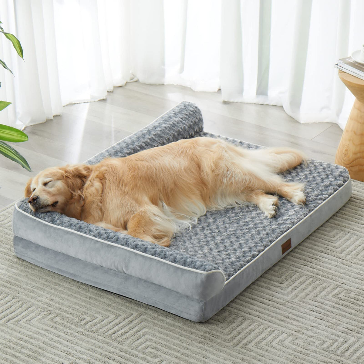 BFPETHOME orthopedic bed XXL with egg-foam joint support for comfort.