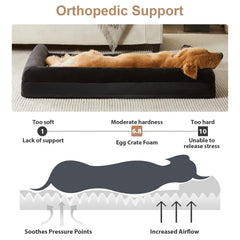 BFPETHOME orthopedic egg crate foam supports joints during rest