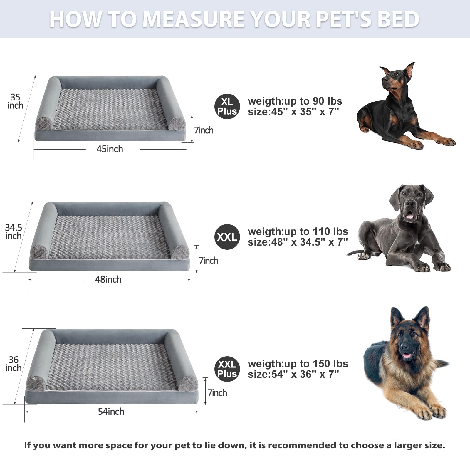 BFPETHOME removable washable cover makes cleaning quick after adventures.