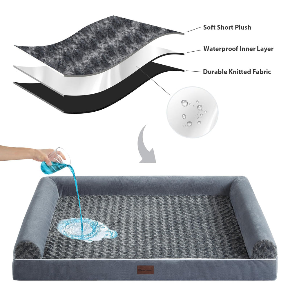 BFPETHOME U-shaped bolster design supports neck and head.