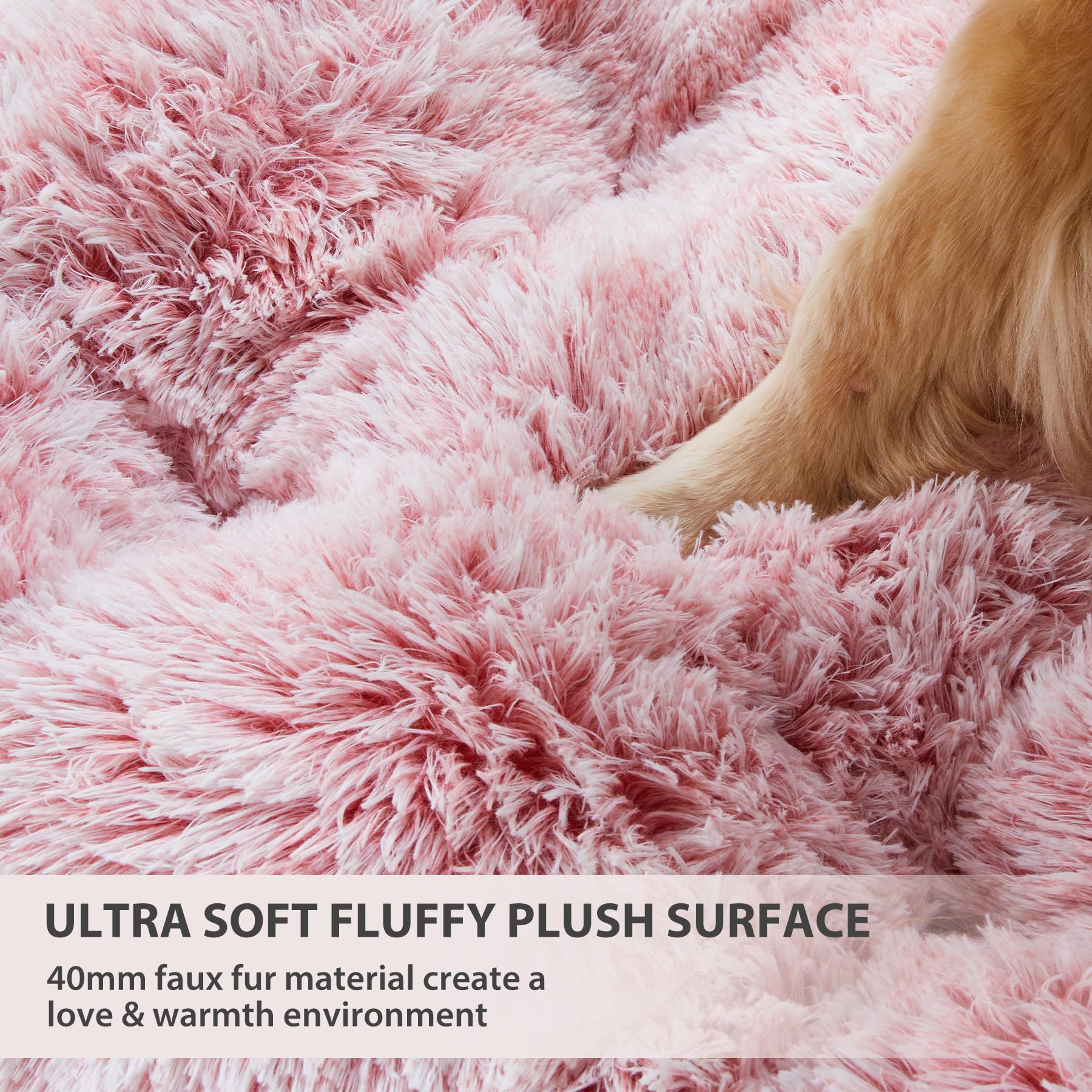 BFPETHOME washable-dog-bed-zipper makes cleaning quick and simple.