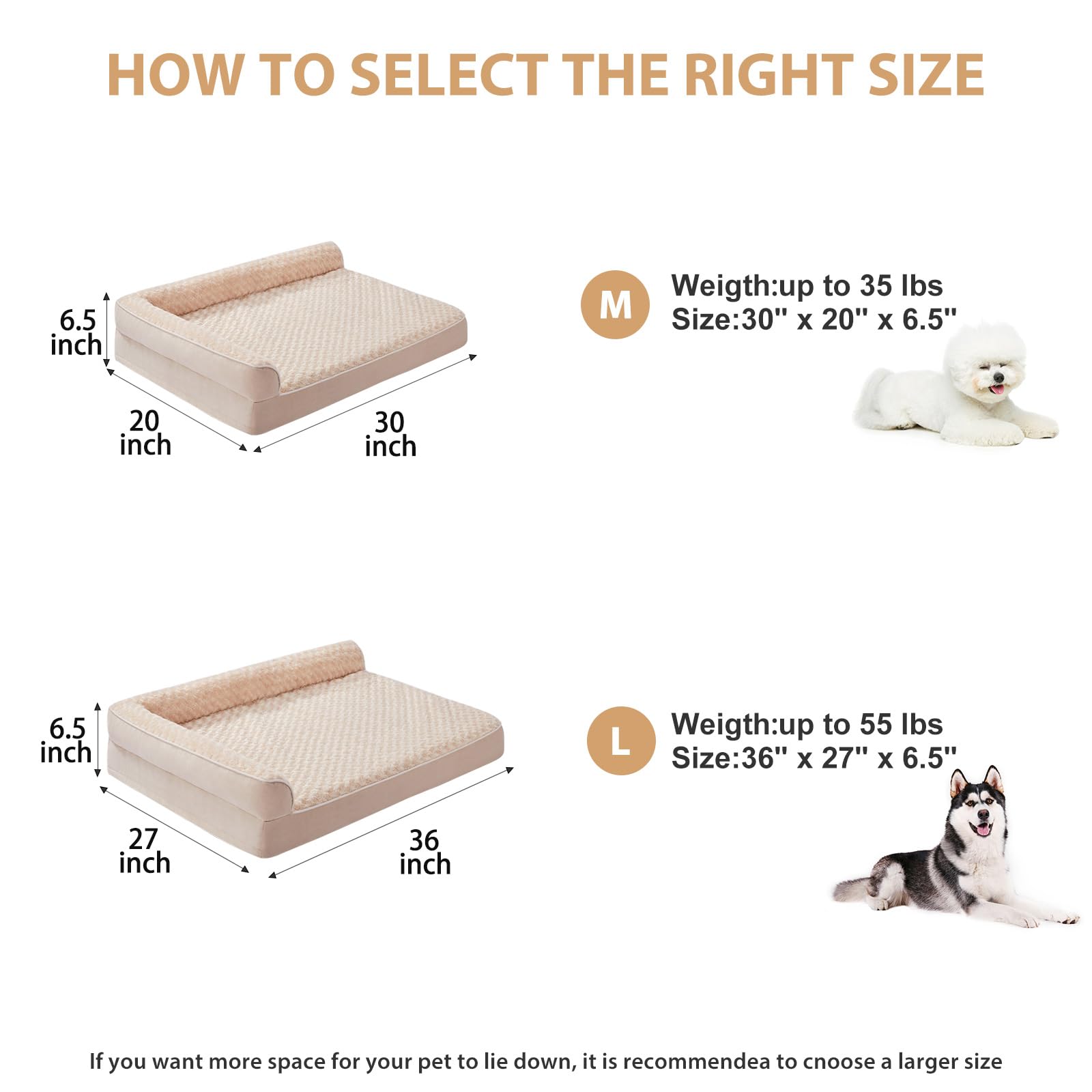 BFPETHOME waterproof-lining-dog-bed keeps the foam dry during spills.