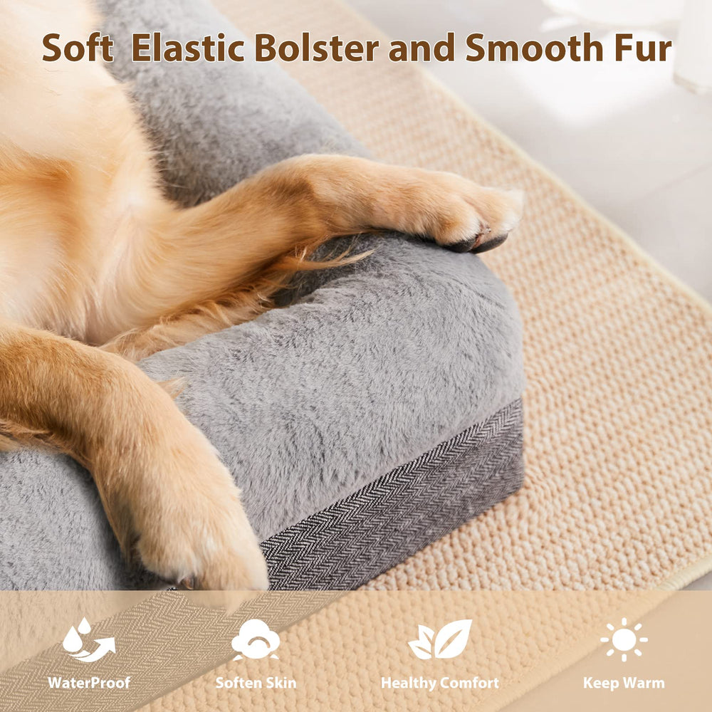 BFPETHOME bolster sides add security and cozy snuggle zones