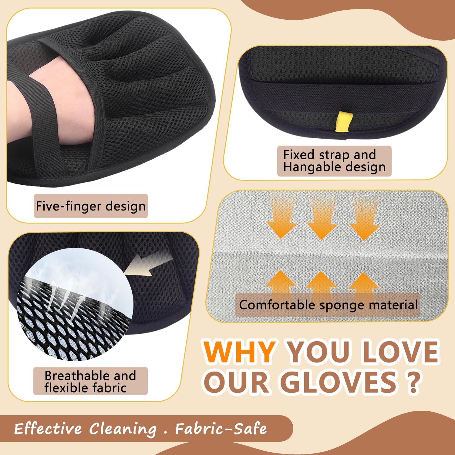 bggmn furniture cleaning with glove removes fur from couches and fabrics