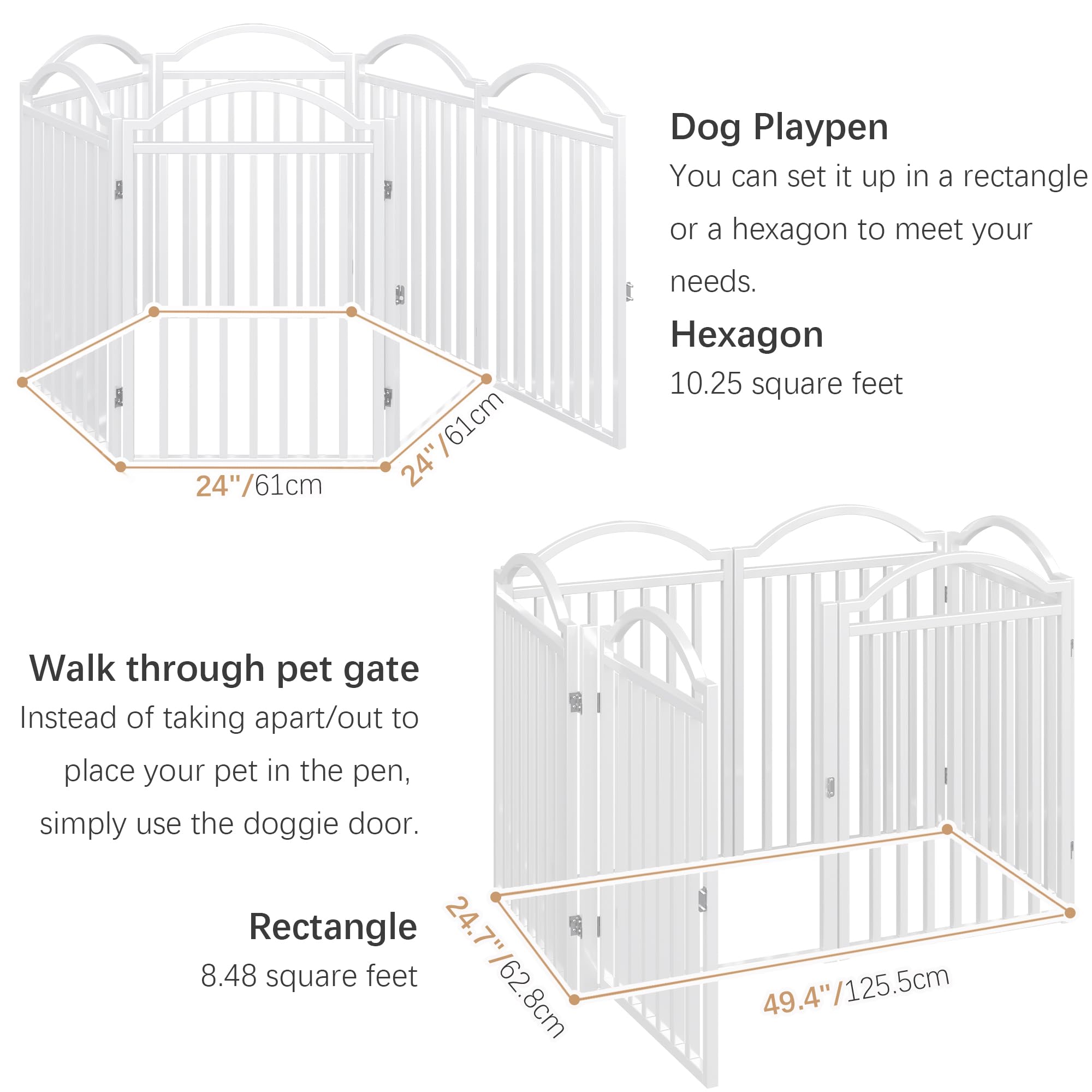 BHG accordion folding design with 360-degree hinges for versatile configurations.