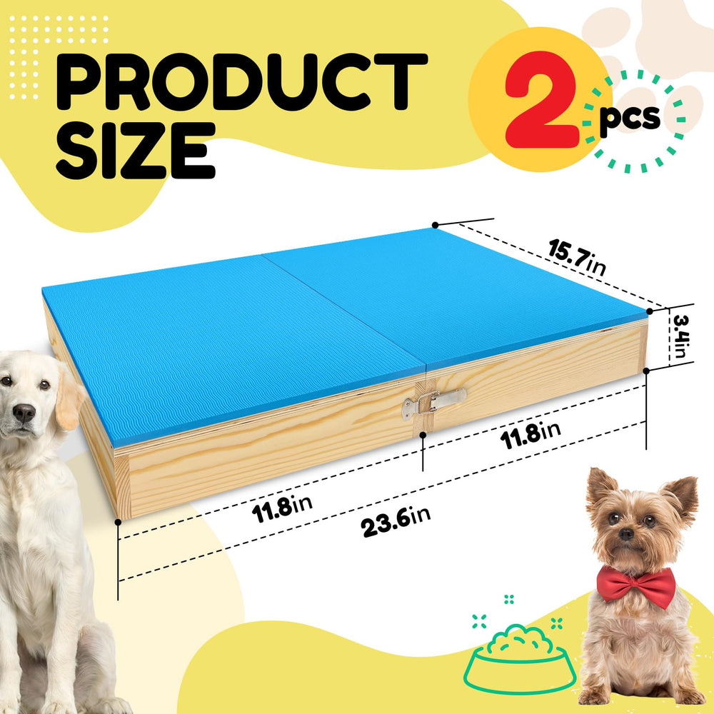 Bhyhok durable wooden dog training platform designed for stable training sessions.