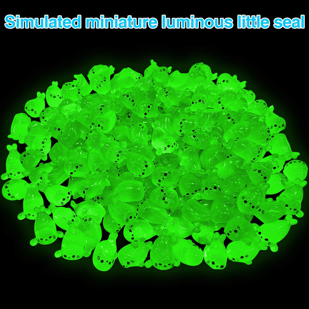 BICHENHWAI glow-seal-pup-close-1 showcases detailed resin texture with a soft glow