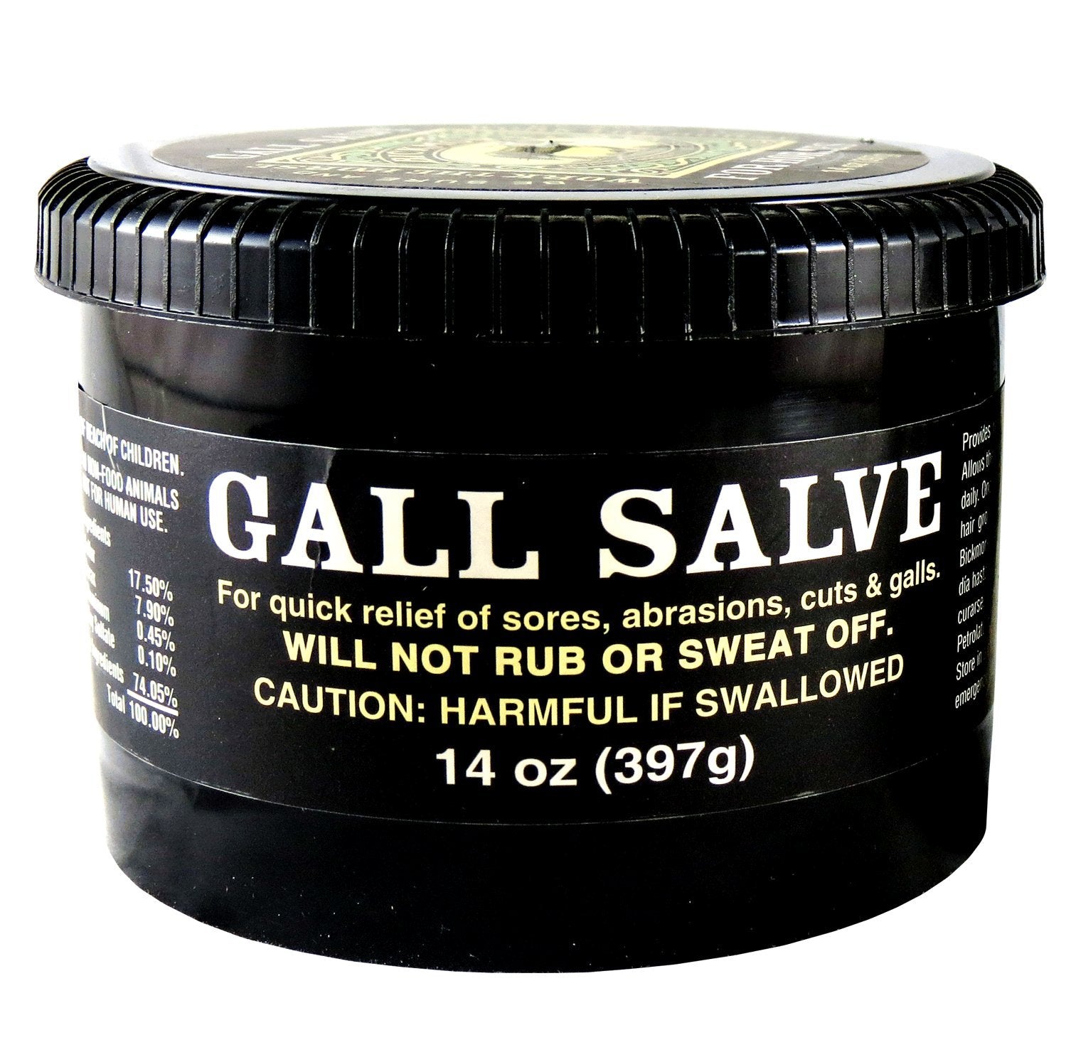 Bickmore Gall Salve applying on horse shows precise coverage for galls.