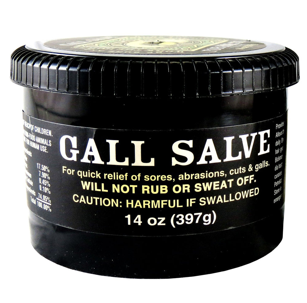 Bickmore Gall Salve applying on horse shows precise coverage for galls.