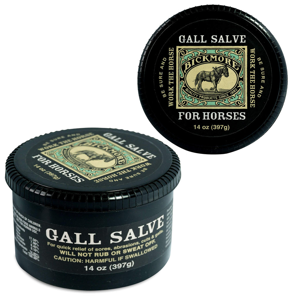 Bickmore Gall Salve USA-made label signals trusted quality.
