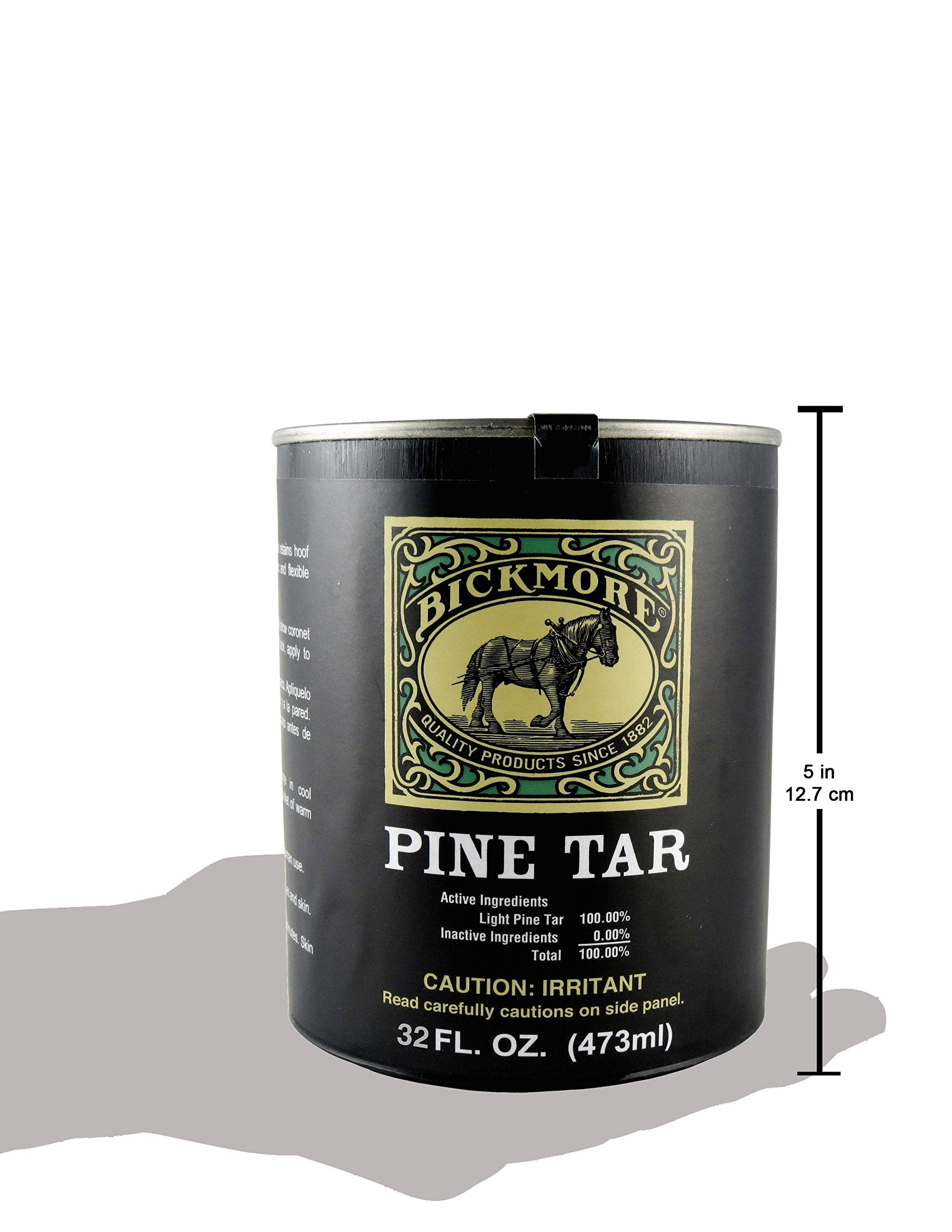 Bickmore Pine Tar uses to protect and seal equipment.