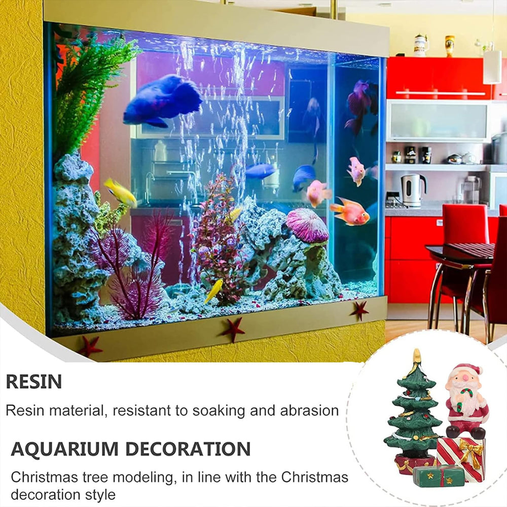 BicVaken gift box aquarium decoration brightens tanks for salt or freshwater.