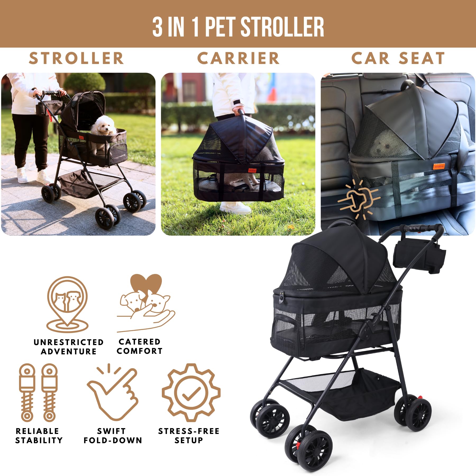 Bicystar detachable carrier frame ready for versatile daily adventures