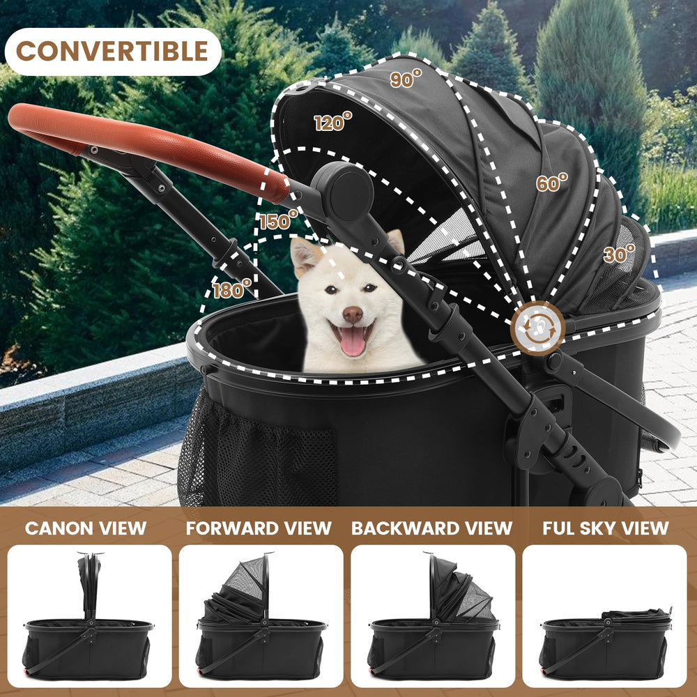 Bicystar safety tethers keep pets secure during busy urban strolls