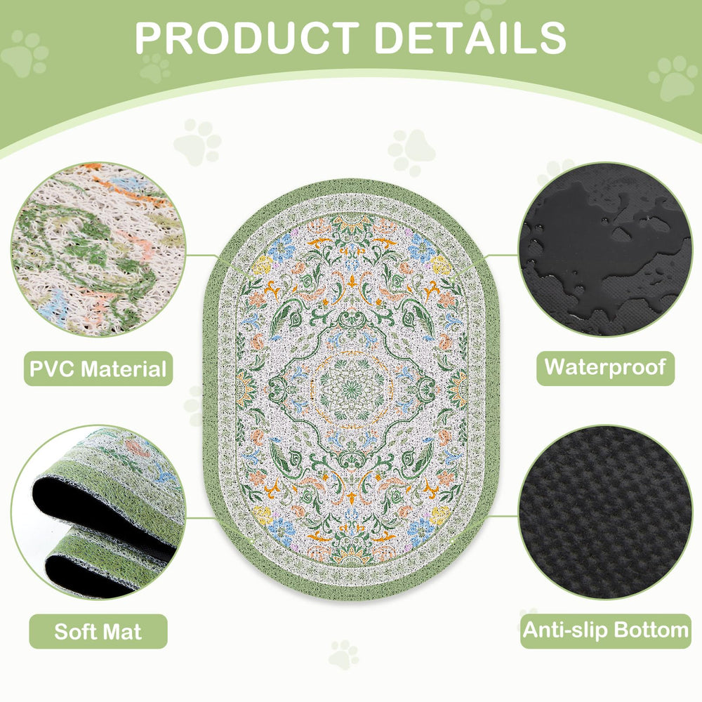 Bienbee cat litter mat waterproof layer protects floors and prevents leaks