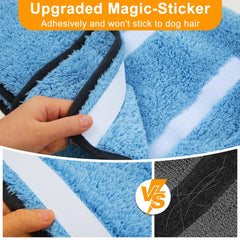 Bienbee dog bathrobe adjustable sticker closure ensures a snug, easy fit.