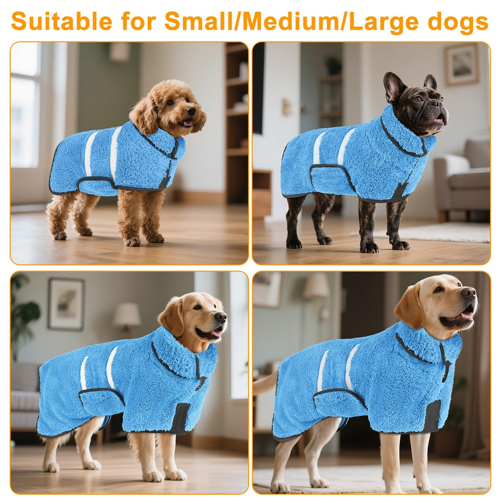 Bienbee dog bathrobe machine-washable design for effortless cleanup and reuse.